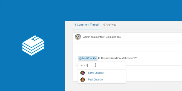 BookStack 25.12 adds user mentions in comments, content URL history system, and much more
