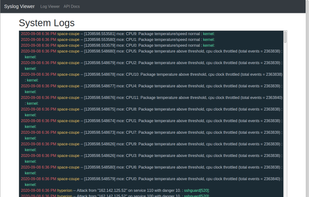 rsyslog-postgres-tools screenshot 1
