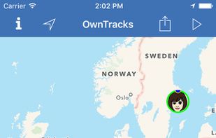 OwnTracks screenshot 1