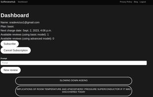 SciReviewHub screenshot 1