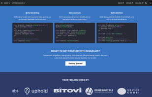 Sequelize screenshot 1