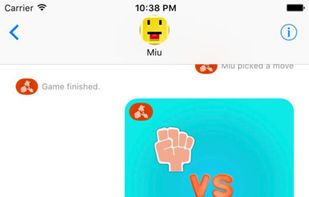Rock Paper Scissors Game for iMessage screenshot 2