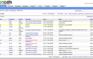 OpenCATS screenshot 2