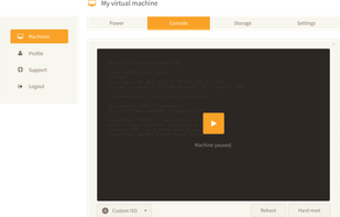 Virtsimple dashboard.