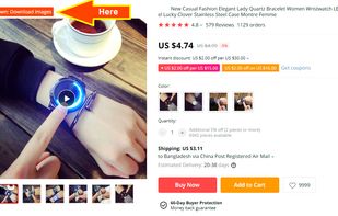 Aliexpress Images Downloader