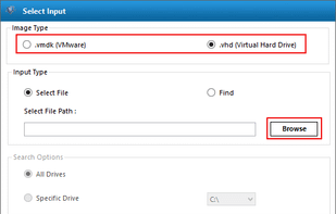 Browse and Scan VM File