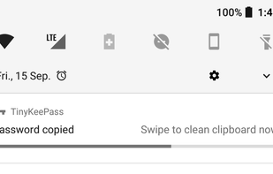 TinyKeePass screenshot 2