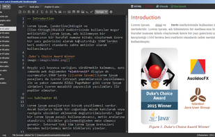 AsciidocFX screenshot 1