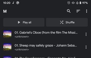 Metro - A music player for Android screenshot 3