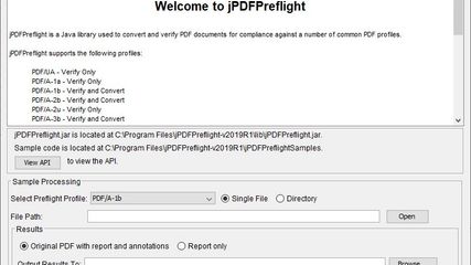 jPDFPreflight SDK screenshot 1