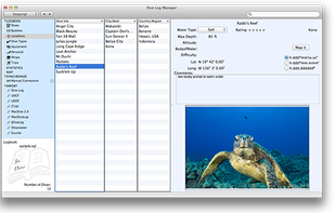 Dive Log screenshot 1