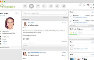 Livespace CRM screenshot 1