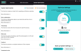 SSD Fresh screenshot 2