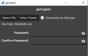 goCryptor screenshot 1