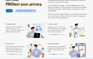 PimEyes screenshot 2