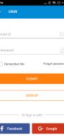 Elite Grocery App - Login page