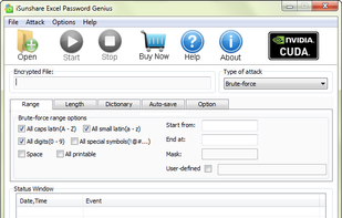iSunshare Excel Password Genius screenshot 1