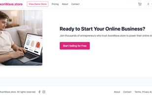 AxonWave.store Start Free