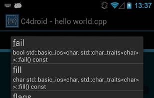C4droid screenshot 3