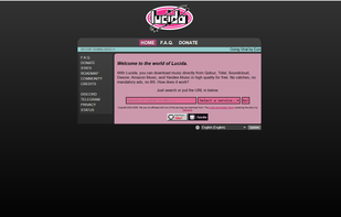 Lucida Music Downloader screenshot 1