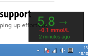 FloatingGlucose screenshot 1