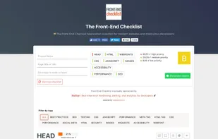 Front-End Checklist screenshot 1