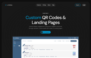 Linkstac Landing page