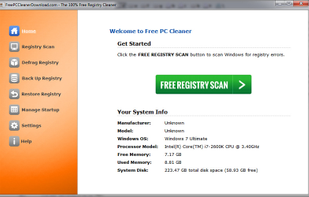 FPCC - Free Registry Scan