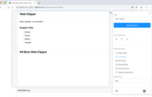 Web Clipper screenshot 1
