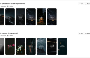 Generate slideshows in seconds (light)