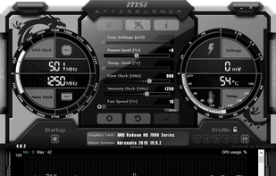 MSI Afterburner screenshot 1