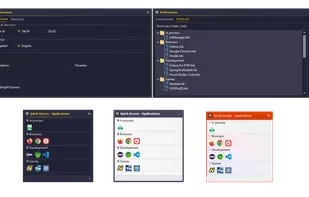 Application main form and preferences window