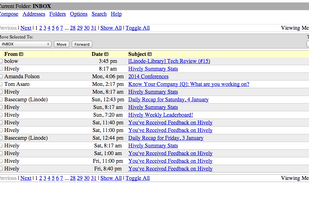 Squirrelmail screenshot 1