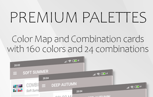 Color maps and combinations palette