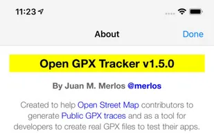 Open GPX Tracker screenshot 2