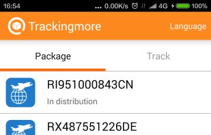 TrackingMore screenshot 1