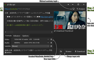 yt-dlp-gui screenshot 1
