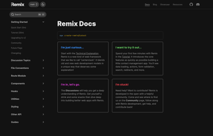 Remix Framework screenshot 2