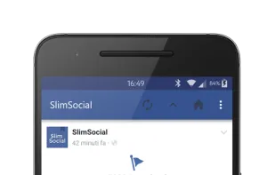 SlimSocial for Facebook screenshot 1