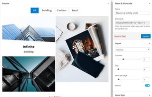 Visual Portfolio screenshot 1