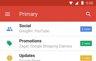 Gmail Go screenshot 1