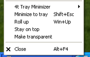 Additional items into taskbar menu