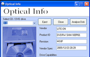 Optical info screenshot 1