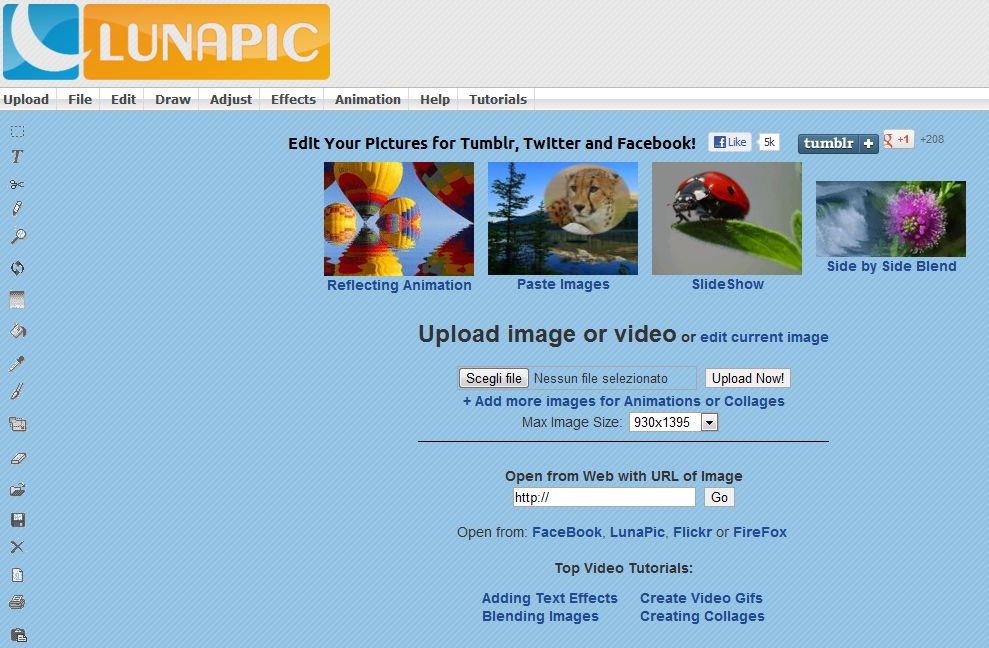 LunaPic, Free Online Photo Editor