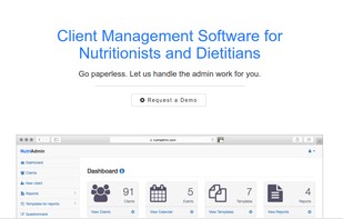 Nutriadmin screenshot 1