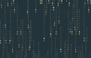 Basic charset in yellow and white