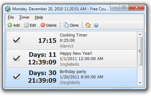 Free Countdown Timer screenshot 3