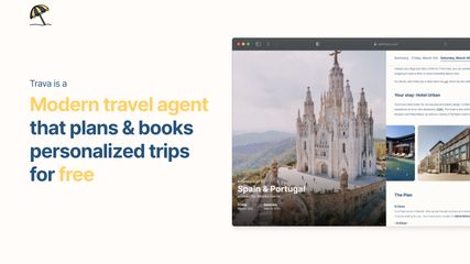 Trava - Modern Travel Agent screenshot 1