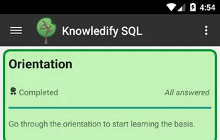 Practice and Learn SQL screenshot 1