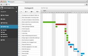 Instagantt screenshot 1